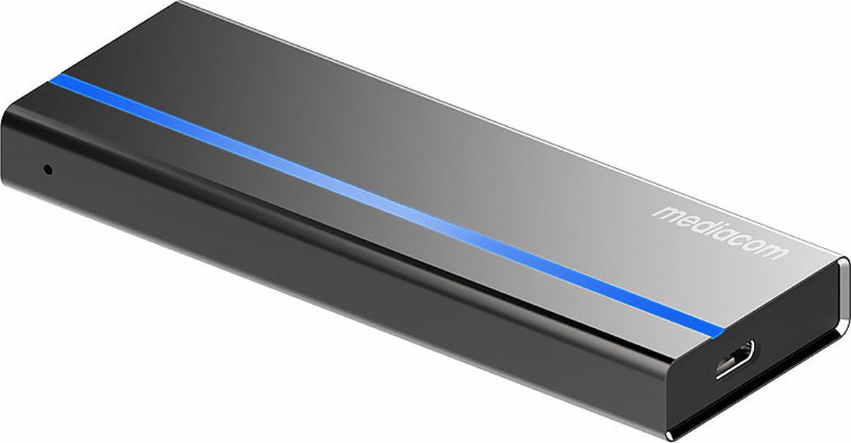 Mediacom M-SSDM2CA behuizing voor opslagstations SDD-behuizing Zwart M.2