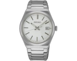 Seiko SUR553P1 Heren Horloge Zilver/Wit