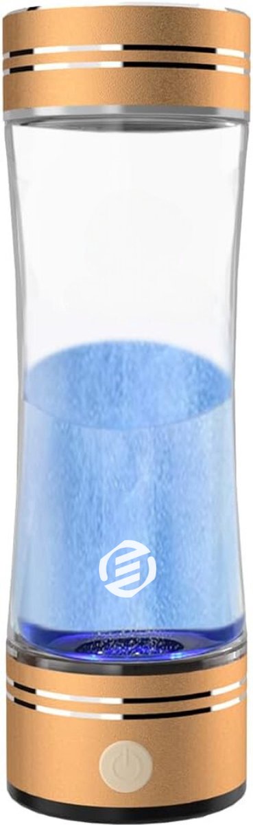 Equivera Hydrogen Waterfles - Hydrogen Generator - Hydrogeen Water - H2 + Hydrogeen - Draagbare Drinkfles - Gezondheid - Incl. E-Book