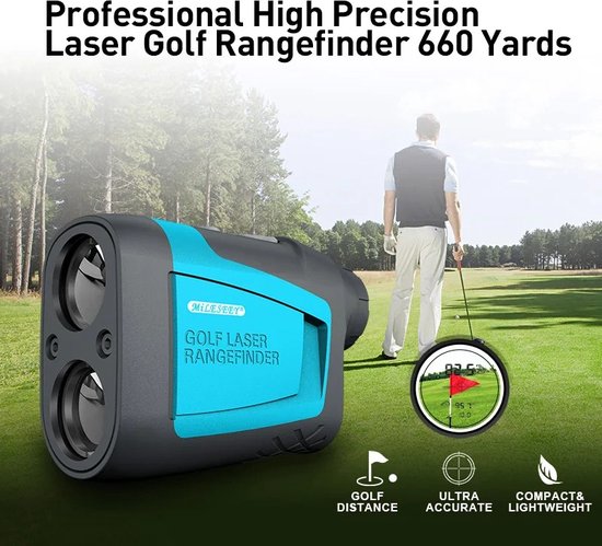 Iptrading Golf afstandsmeter - Golf Rangefinder - Golf accessoires - Golf Laser - Inclusief hoes - 600m — afbeelding 5