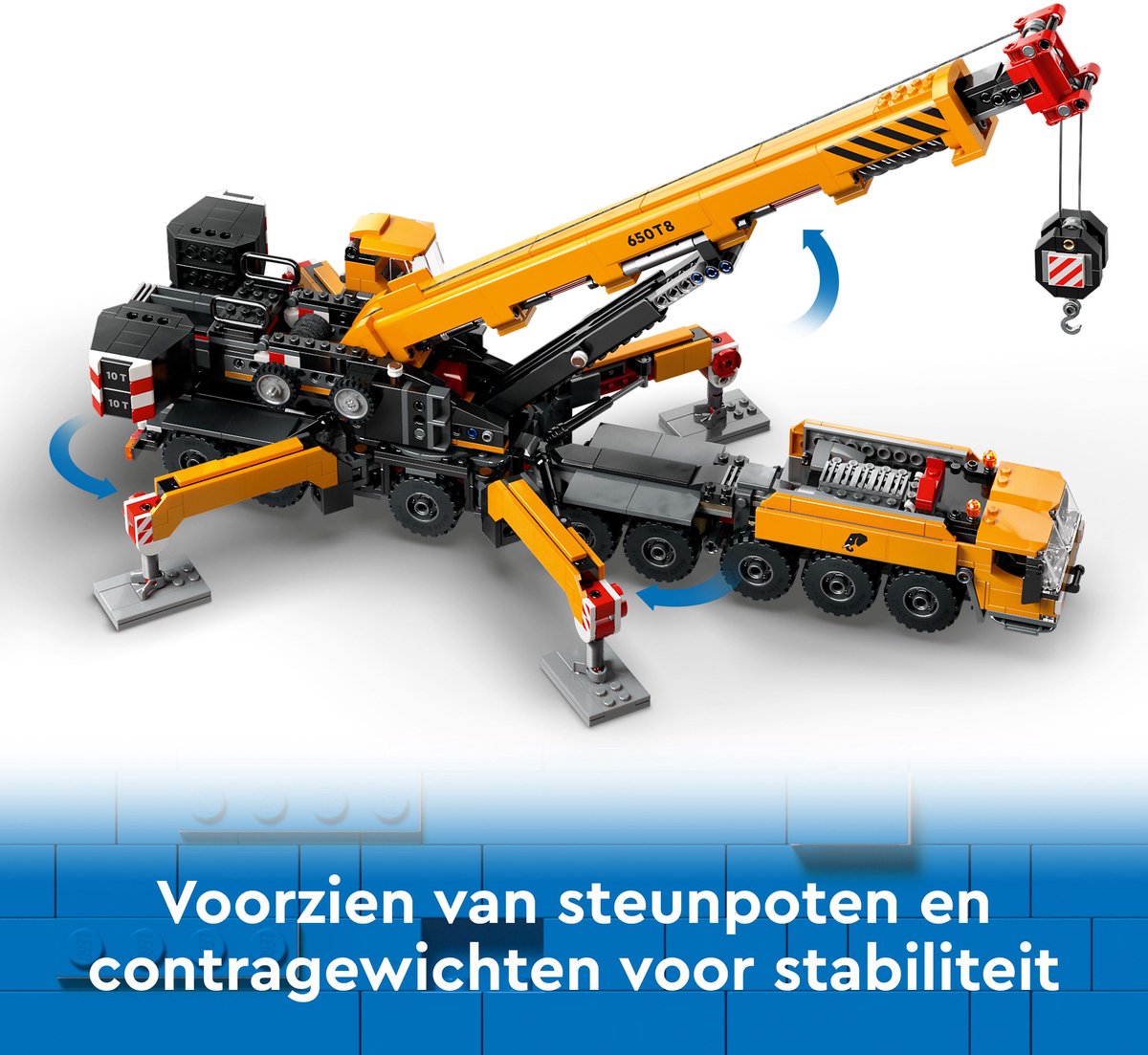 LEGO City Gele mobiele bouwkraan speelgoedset - 60409 — afbeelding 13