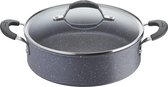 Bol.com Minerale pan met deksel - Ø 26 cm - siliconen handgrepen - geschikt voor alle warmtebronnen aanbieding