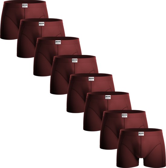 BOXR Underwear, Bamboe onderbroeken, set van 4, zacht, ademend, perfecte pasvorm, voor heren (S, 3XL), zwart, 3XL