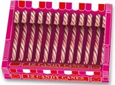 Candy Canes - Zuurstokken - 12 Stuks x 12 gram - verpakt - in - doosje - kerstsnoep - kerst