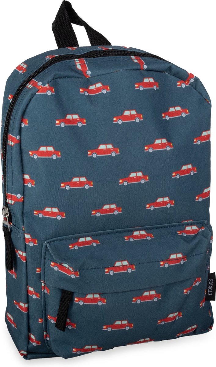 Schoolrugzak small blauw met auto's 33 cm / 6 liter