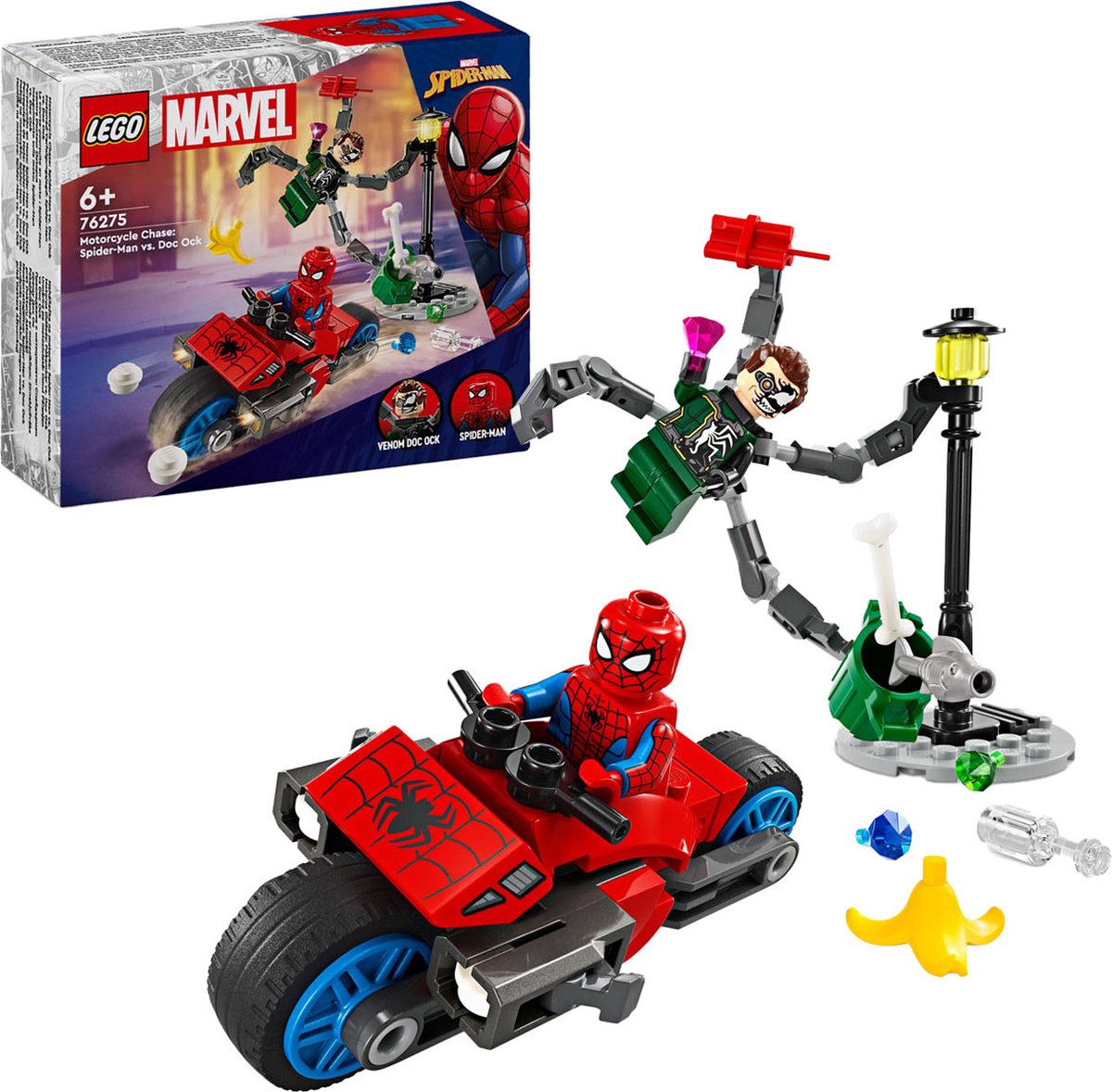 LEGO Marvel Motorachtervolging: Spider-Man vs. Doc Ock - 76275 — afbeelding 22