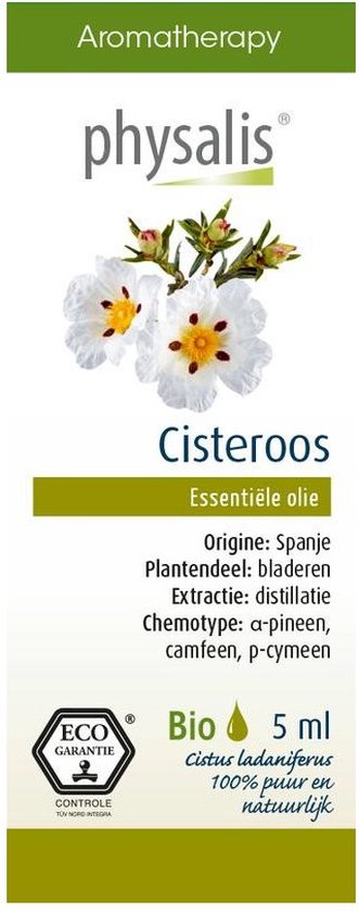 Physalis® Cisteroos Essentiële Olie Bio 5 Etherische olie