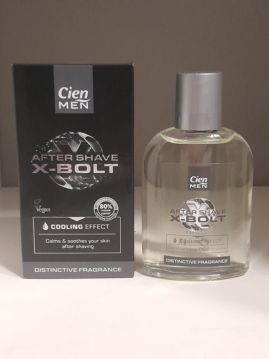 Goedkoopste Cien Men Aftershave X-Bolt Cooling Effect Distinctive Fragrance 100ml