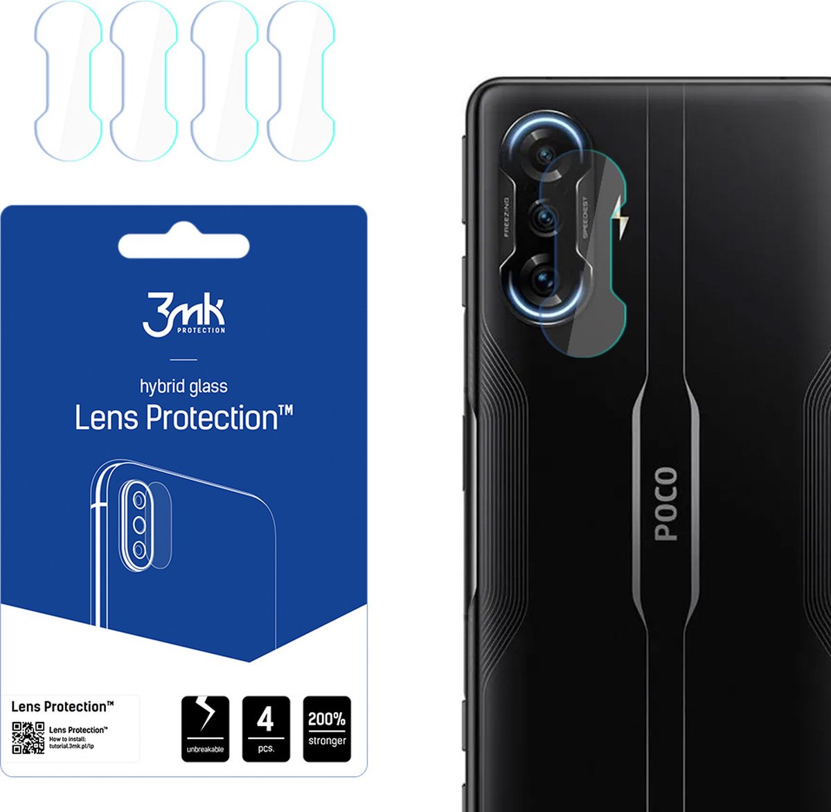 Xiaomi POCO F3 GT 5G - 3mk Lens Protection
