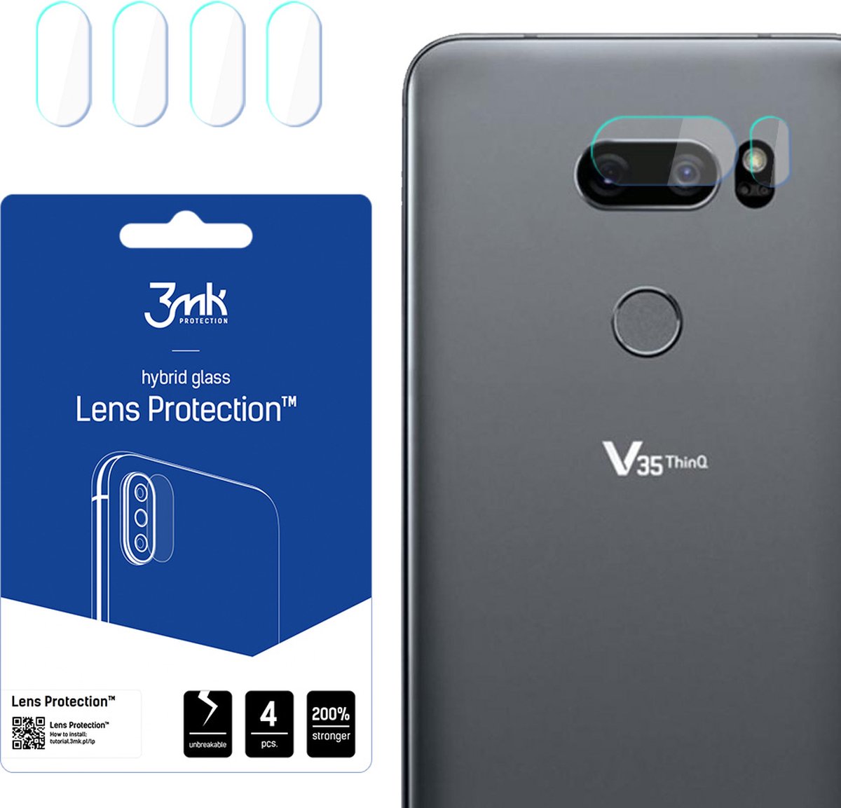 LG V35 ThinQ - 3mk Lens Protection