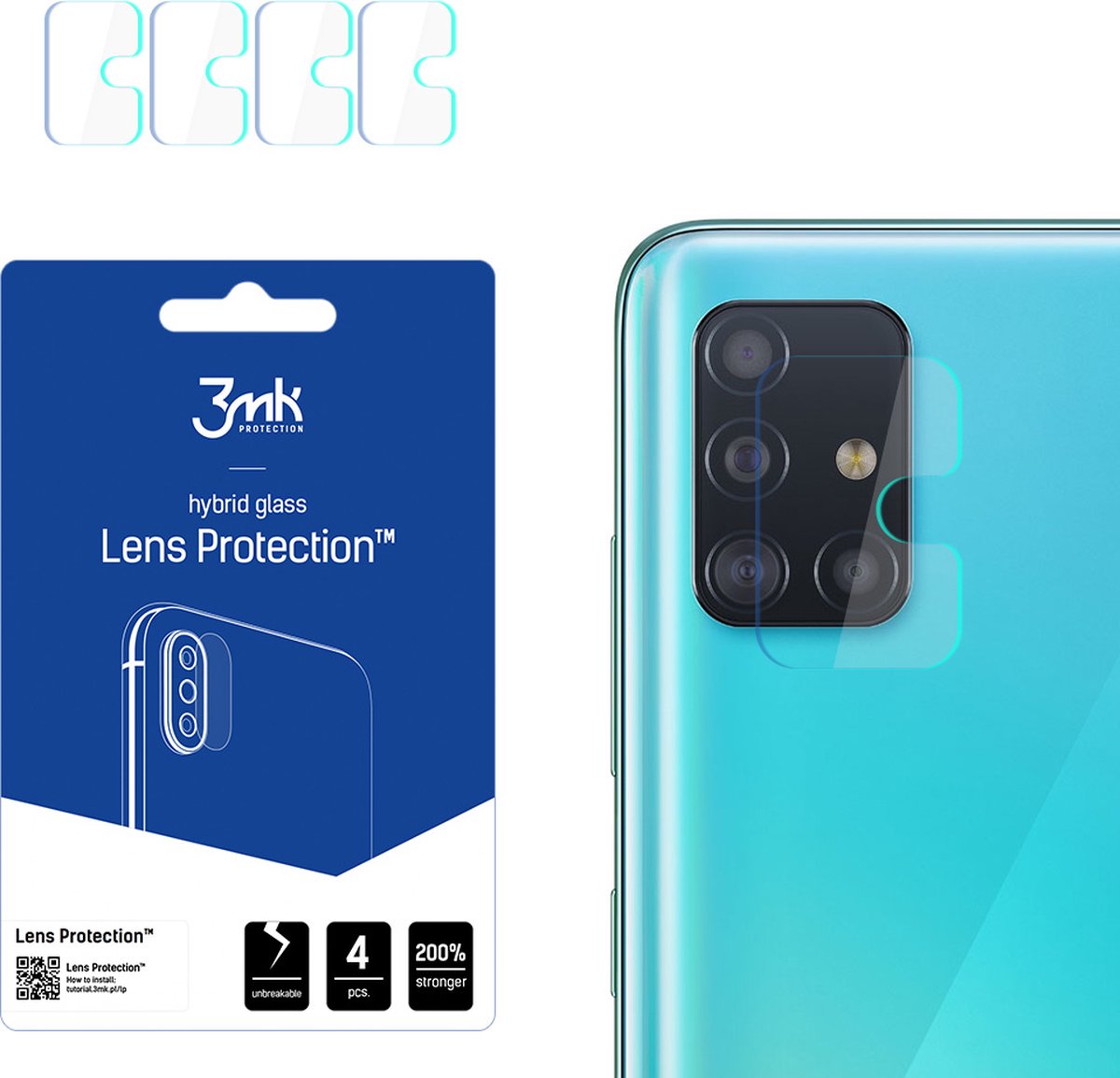 Samsung Galaxy A51 5G - 3mk Lens Protection