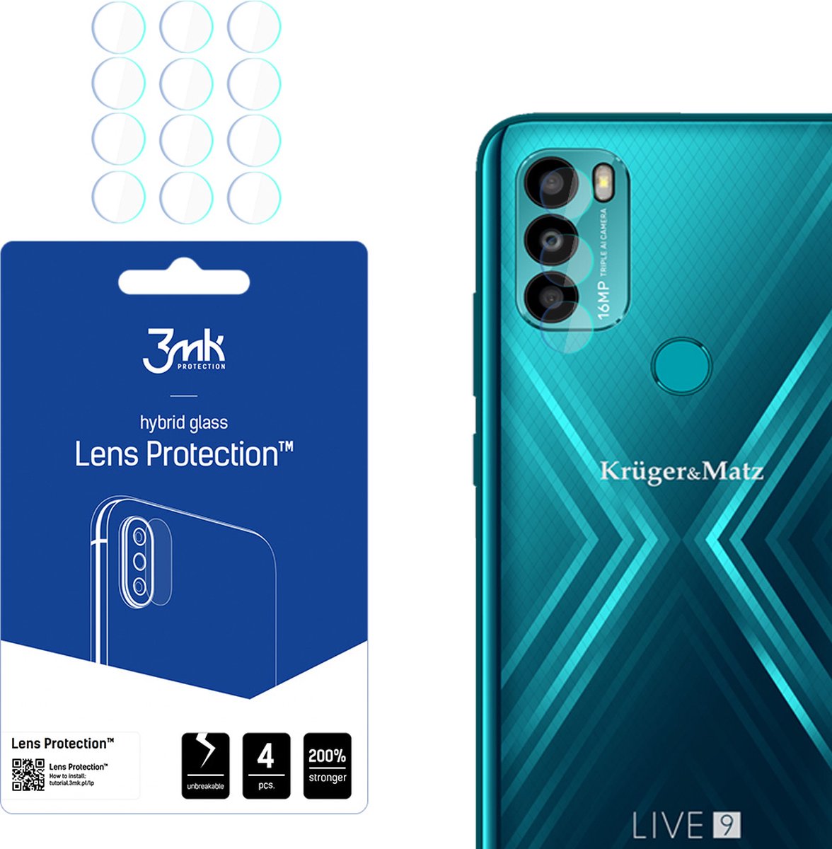 Kruger & Matz Live 9 - 3mk Lens Protection