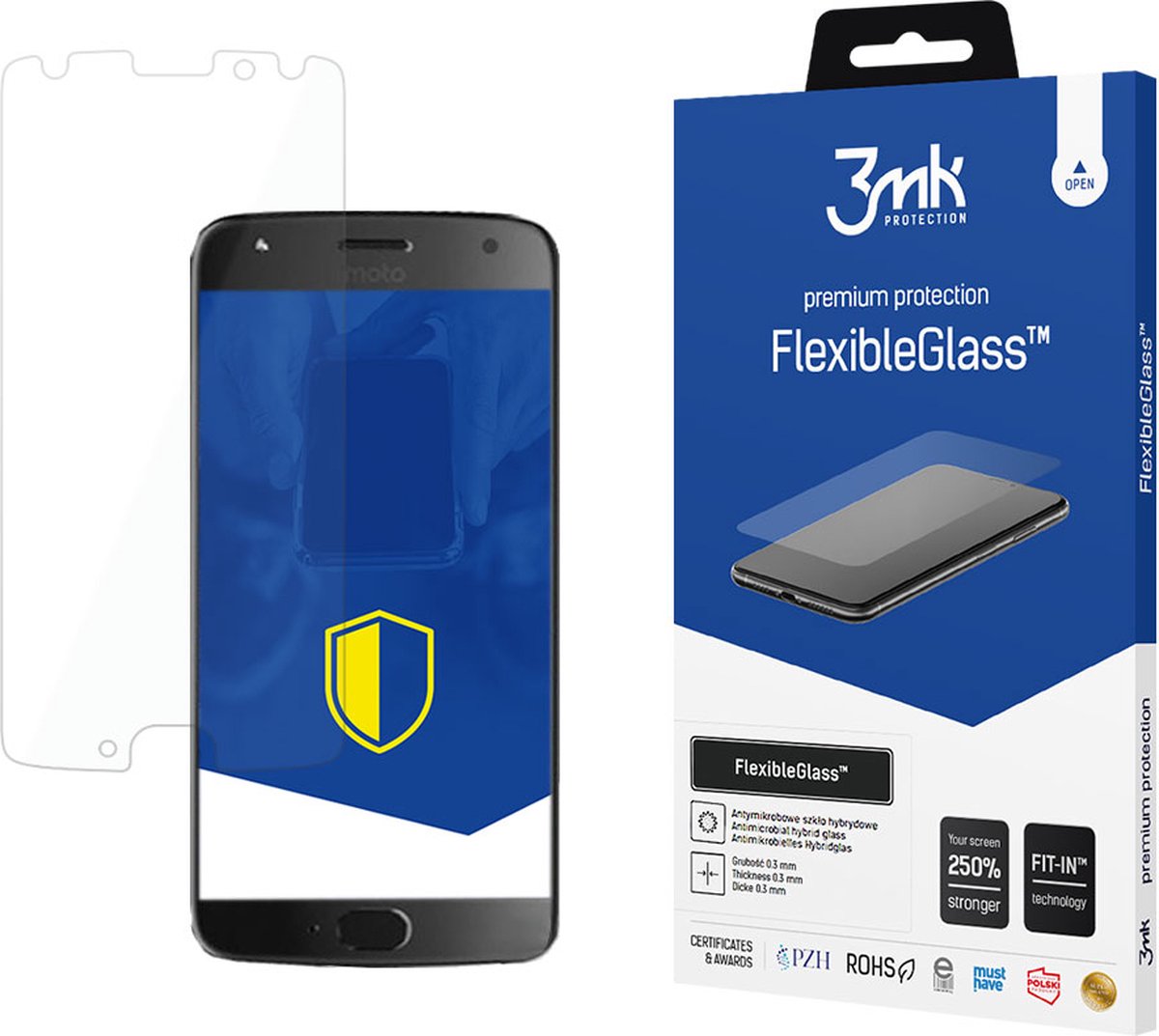 Motorola Moto X4 - 3mk FlexibleGlass