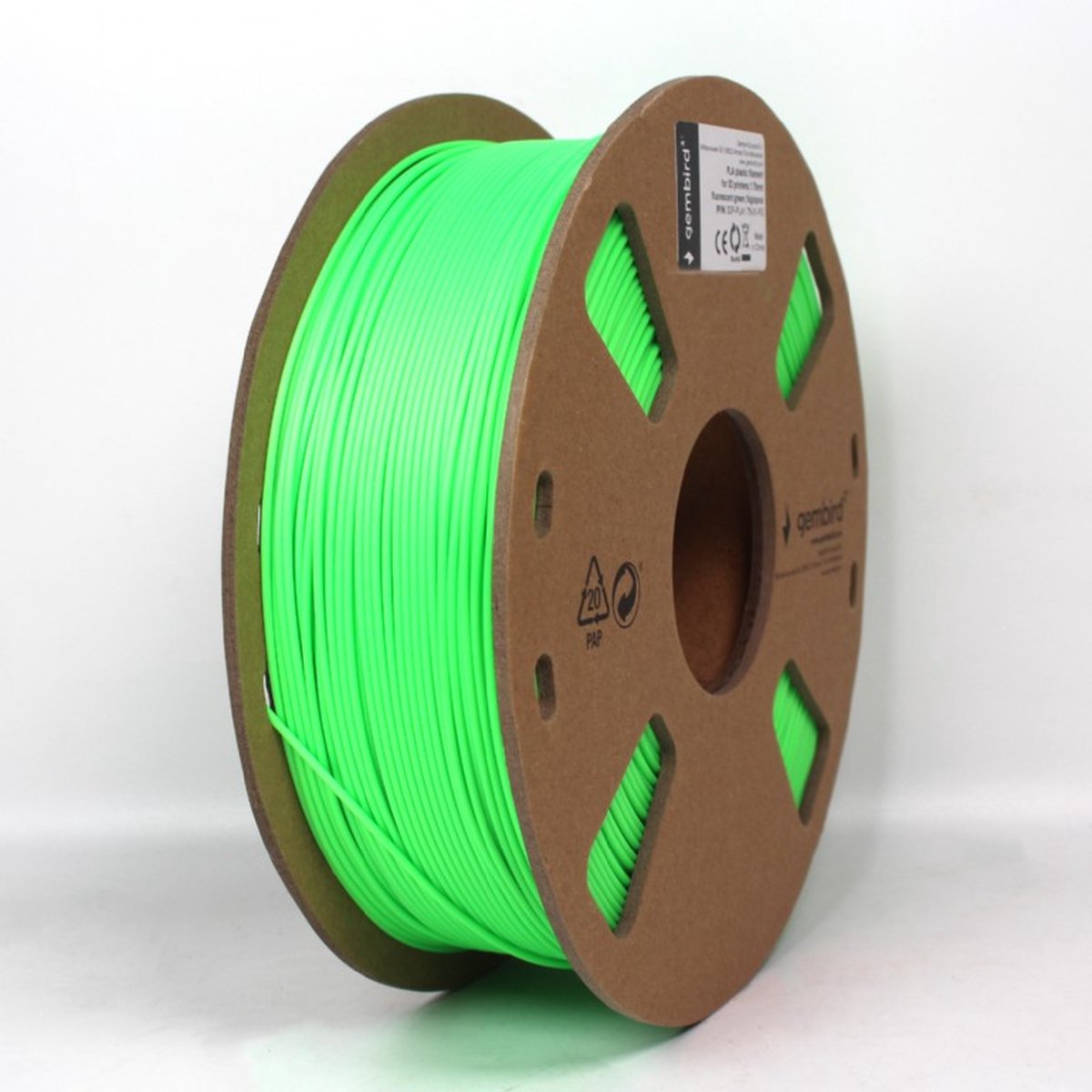 Gembird 3D ABS Filament 1.75 mm - Fluor Groen 1 kg