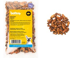 Boomy - Natuurlijke hondensnacks - Hondensnoepjes - Hondenkoekjes - Trainingssnacks hond - Gedroogde mosselen - 100g
