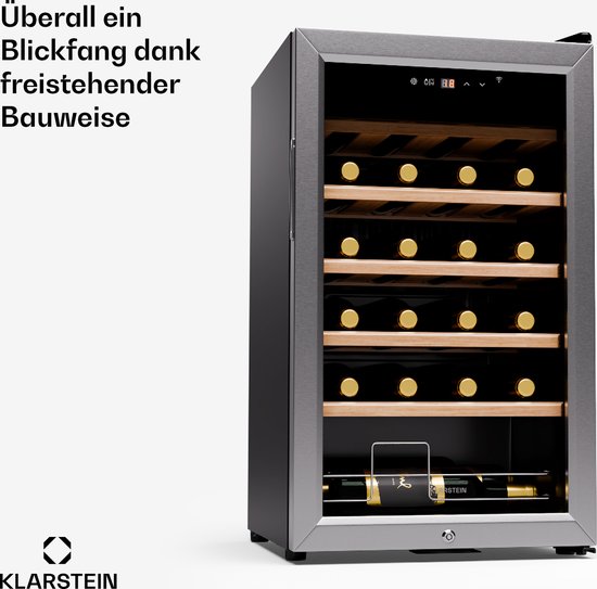 Klarstein Shiraz Premium Smart 24 - Wijnkoelkast - Klarstein - €282,54