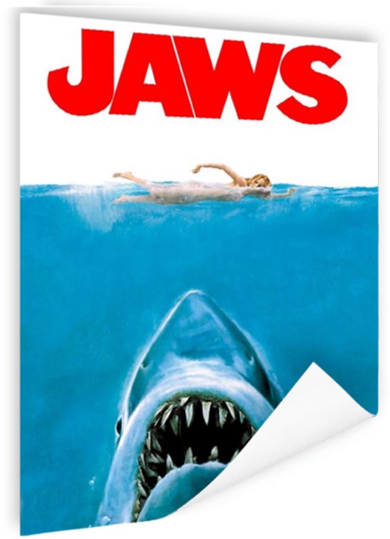 Poster - Originele Film Poster Jaws uit 1975, Premium print, Professioneel Fotopapier