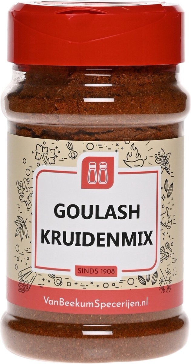 Goedkoopste Van Beekum Specerijen - Goulash Kruidenmix - Strooibus 200 gram