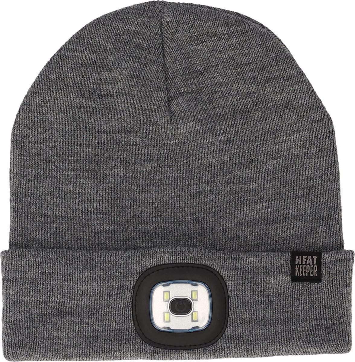 Led Muts Heren - Muts Dames - Beanie - One Size - Grijs - Unisex