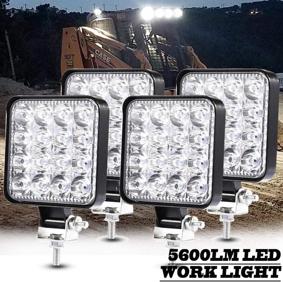 WOWLED 27W draagbare led-werklamp, schijnwerper met magnetische basis, voor auto, off-road, vrachtwagen, boot, tractor, vrachtwagen, engineering voertuig, onderhoud, campinglicht, DC 9-32V