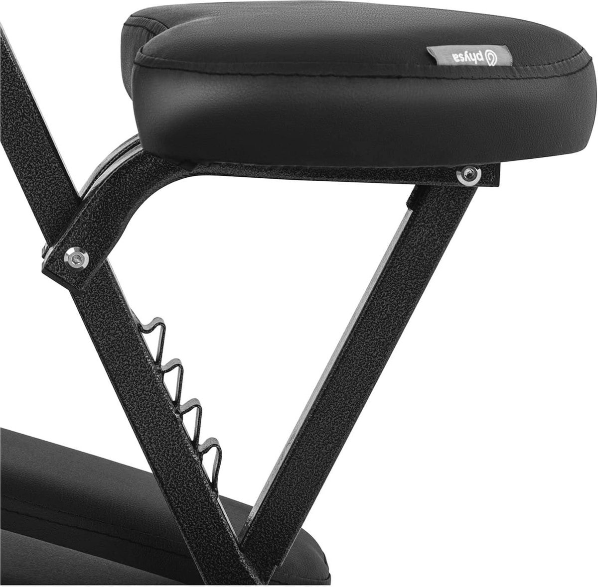 Massagestoel Staal Frame Massage Stoel Zwart met Zak - afbeelding 2