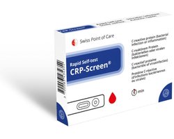 CRP-Screen (ontstekingen) zelftest | meet het C-reactief proteïne niveau in bloed | eenvoudig en betrouwbaar
