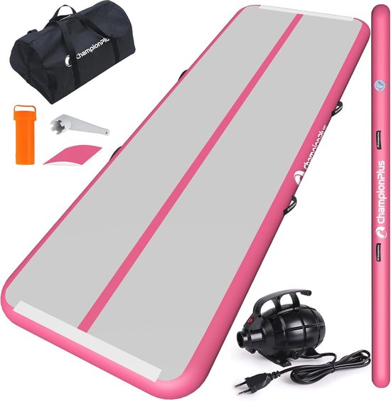 VEVOR Opblaasbare Gymnastiekmat, 10 Cm Dik, Acrobatiekbaan Met Elektrische Pomp Trainingsmat Voor Thuisgebruik Fitnessstudio Yoga Cheerleading Strand Park 3 M Mintgroen 817370601 VEVOR Opblaasbare Gymnastiekmat, 10 Cm Dik, Acrobatiekbaan Met Elektrische Pomp Trainingsmat Voor Thuisgebruik Fitnessstudio Yoga Cheerleading Strand Park 3 M Mintgroen 817370601