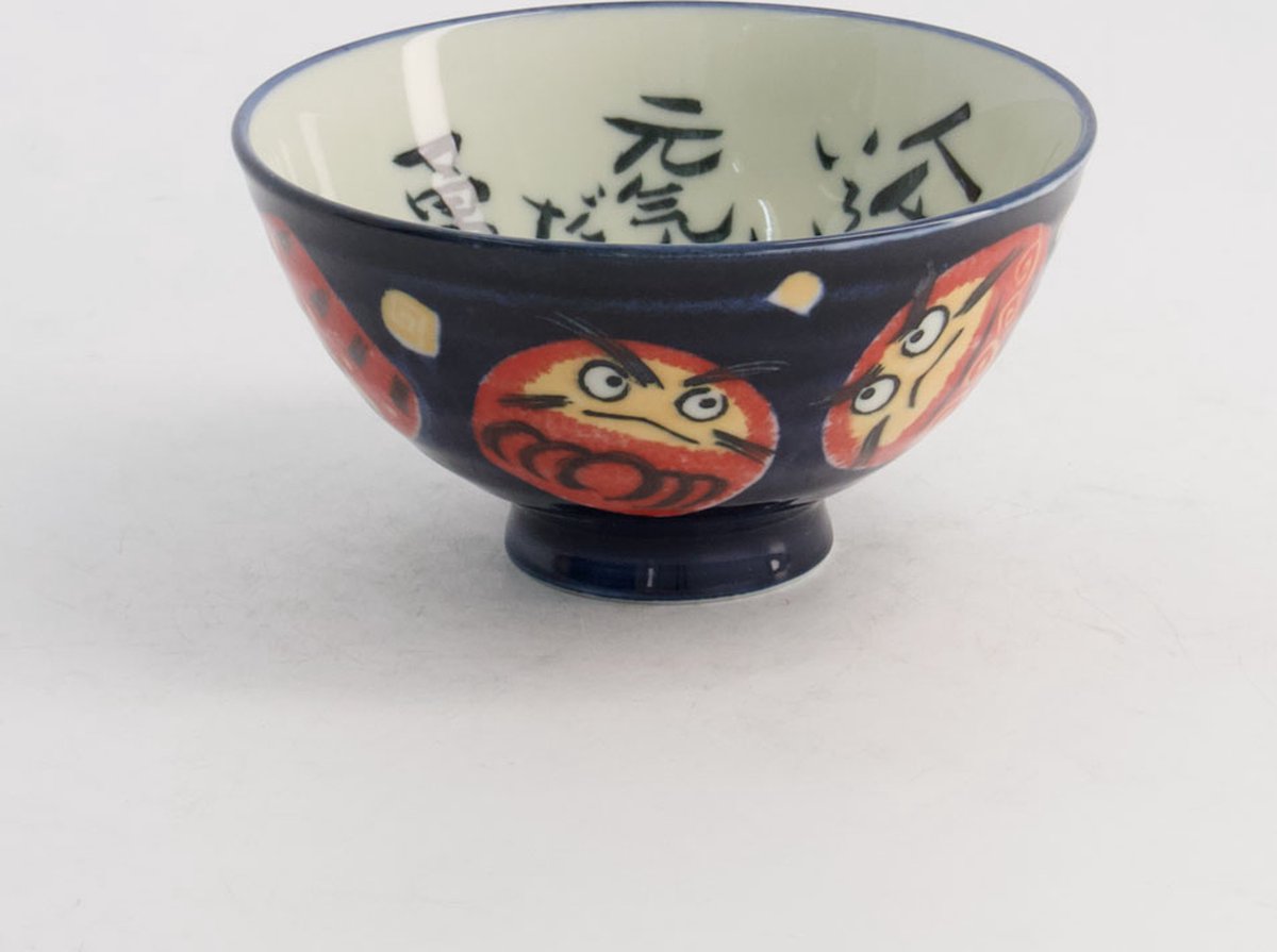Tokyo Design Studio – Kawaii – Rijstkom – Daruma – Blauw – 11.5×6cm 300ml