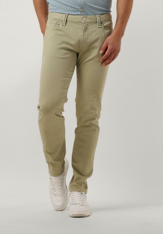 Alberto Slim Jeans Homme - Pantalon - Vert - Taille 31/34