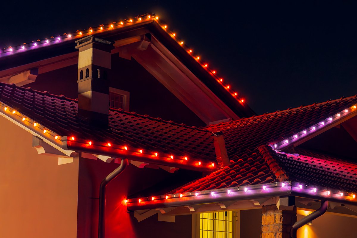 Twinkly C9 lampen - App gestuurde - LED-lichtslinger met 40 RGB (16 miljoen kleuren) LED's - 12m - Groene kabel - Slimme buitenverlichting – foto 8