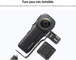 Insta360 - 1 inch 360 - Invisible Mic Bracket