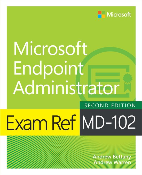 Exam Ref- Exam Ref MD-102 Microsoft Endpoint Administrator - cover