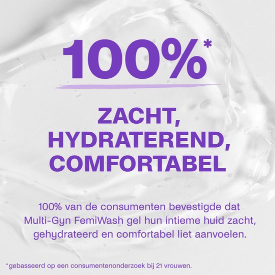 Multi-Gyn FemiWash Gel 220 ml - Intieme Wasgel voor dagelijkse Intieme Hygiene, mild en zeepvrij voor een optimale Vaginale gezondheid, geschikt voor gevoelige huid, Dermatologisch en Gynaecologisch getest