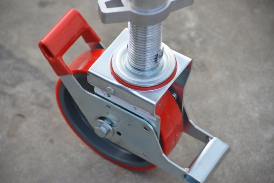 Apparaatzwenkwiel kogellager met rem 100mm 60kg kopen