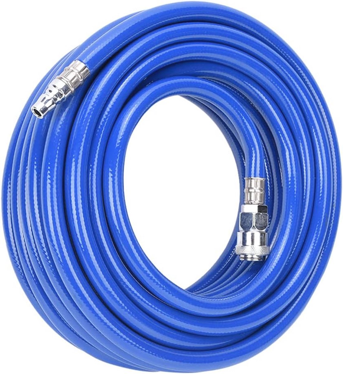 Flexibele pneumatische PVC-luchtleidingsslang 50 voet met snelle 1/4 inch connector