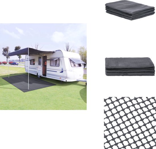 vidaXL Tenttapijt 200x200 cm antracietkleurig vidaXL Tenttapijt 200x200 cm antracietkleurig