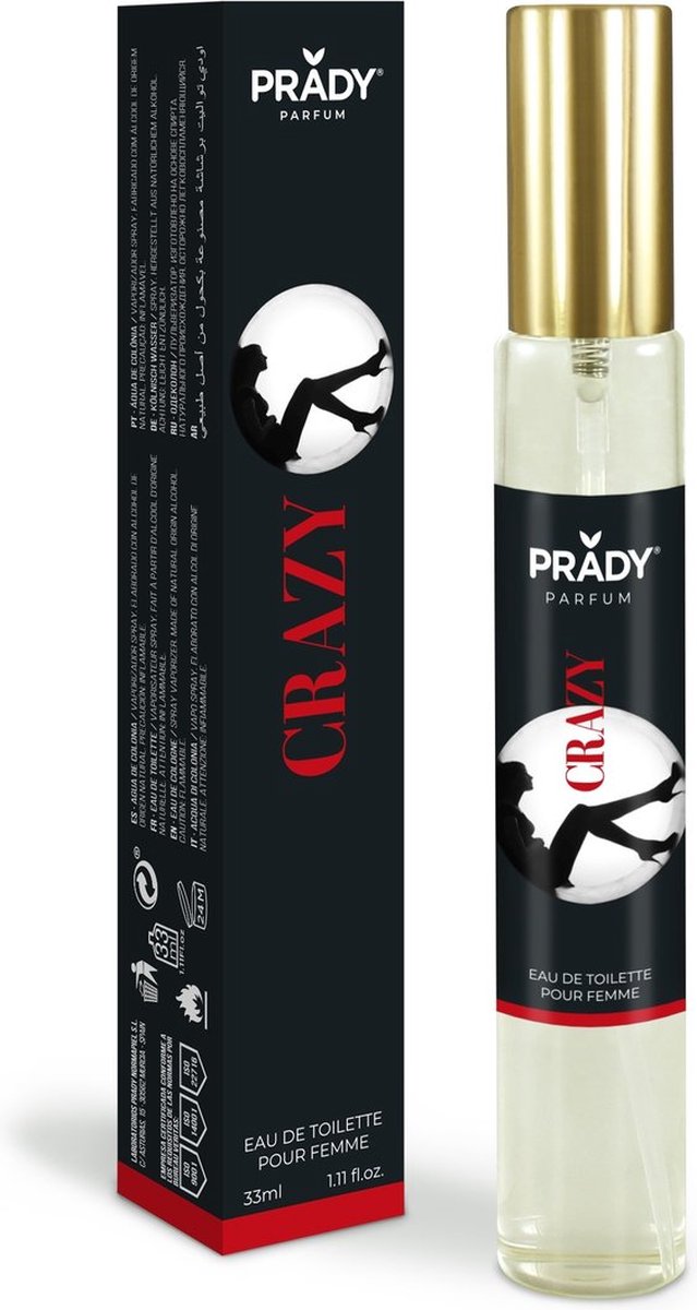Goedkoopste Prady - Crazy - Eau de Toilette Pour Femme - 33 ml