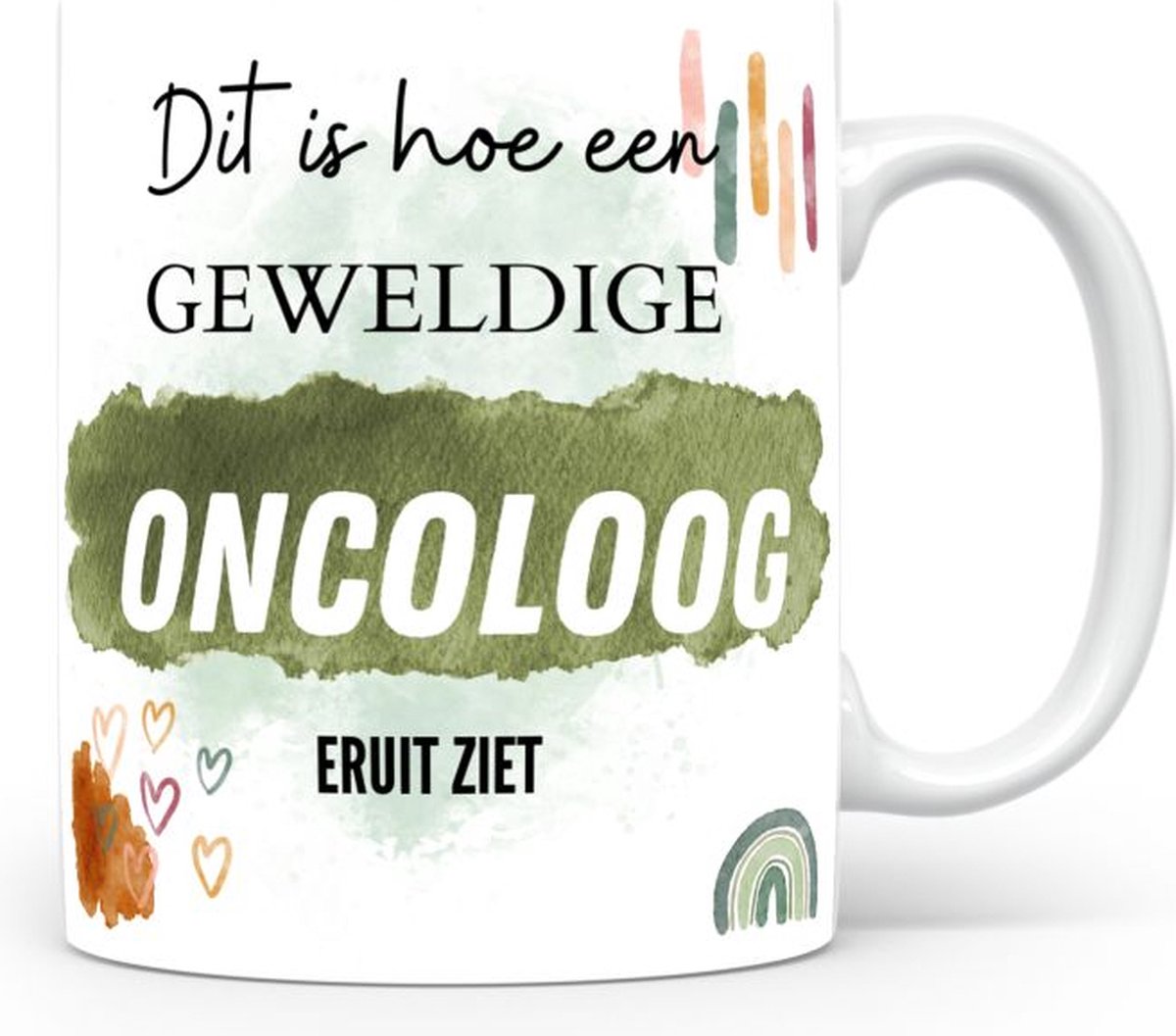 Mok bedrukken met beroep Oncoloog