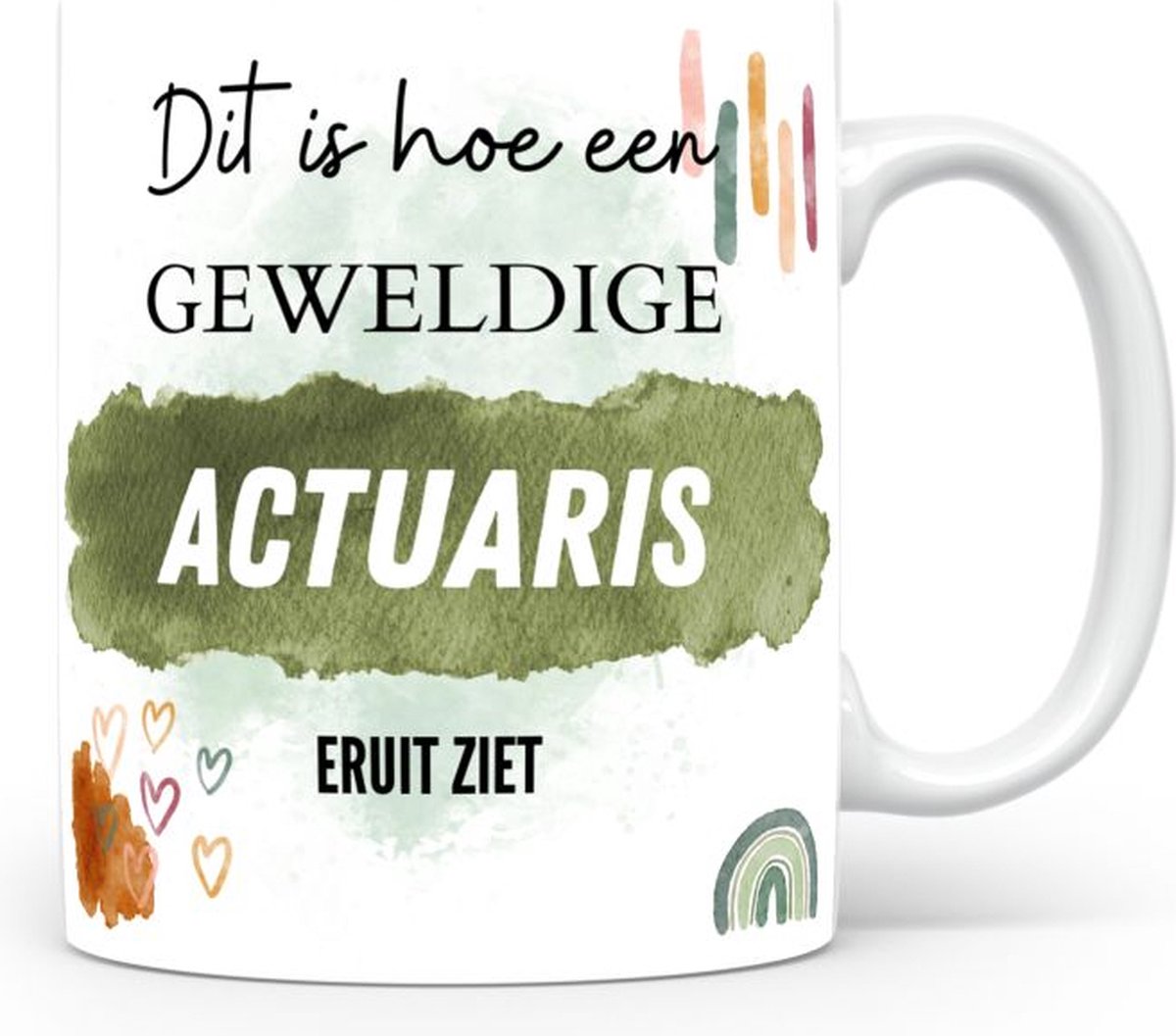 Mok bedrukken met beroep Actuaris