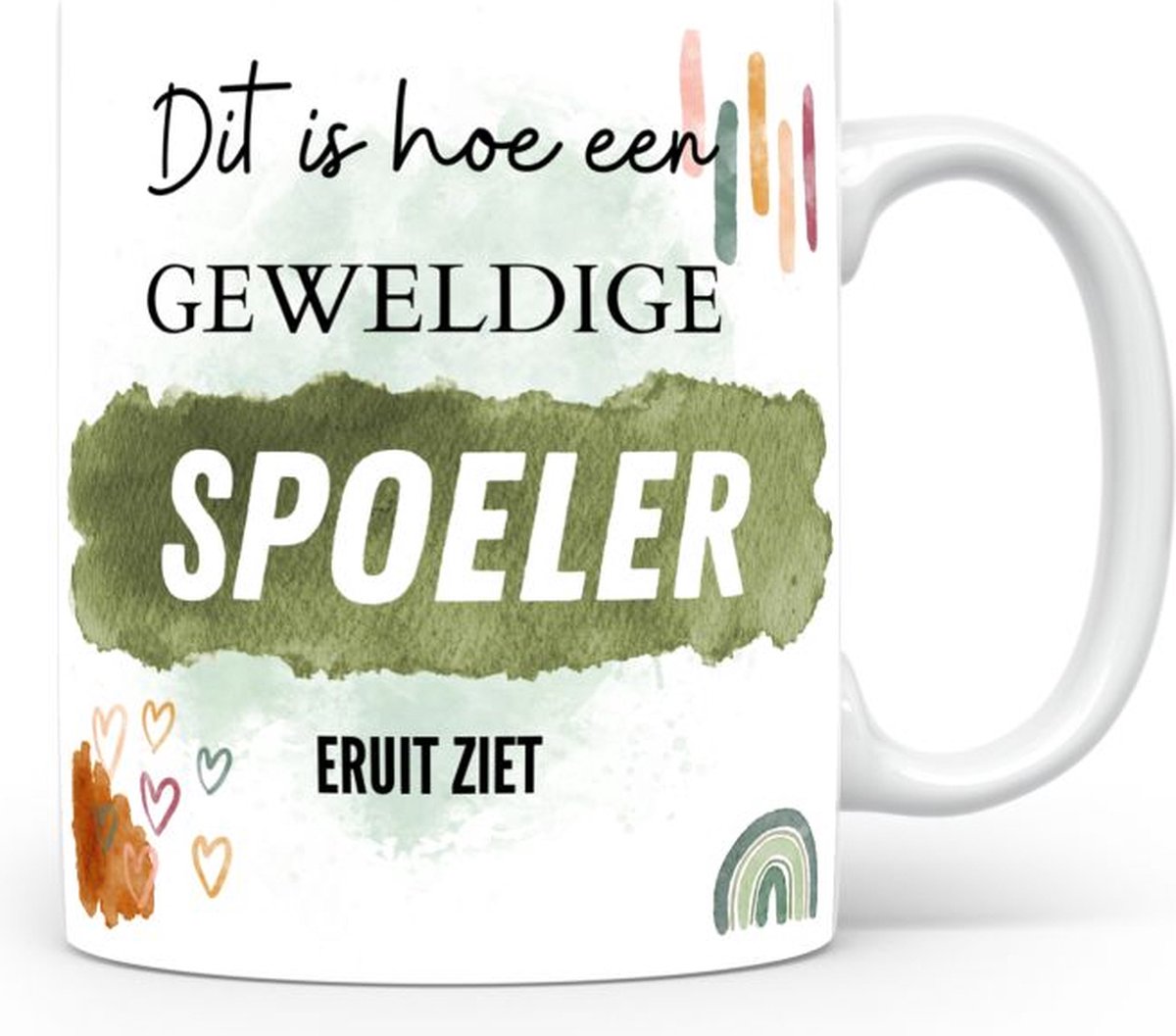 Mok bedrukken met beroep Spoeler