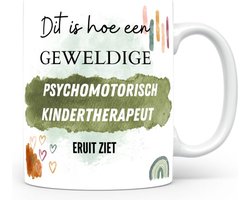 Mok bedrukken met beroep Psychomotorisch kindertherapeut