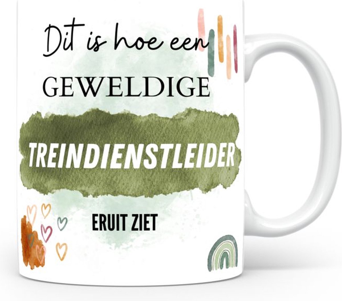 Mok bedrukken met beroep Treindienstleider