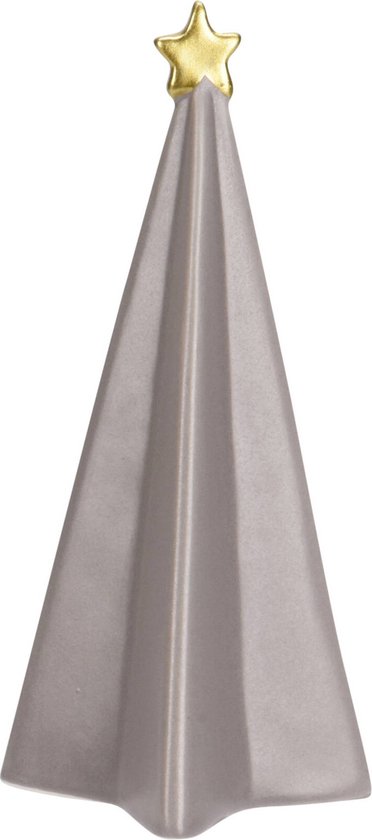 Sapin de Noël décoratif avec étoile, 14 cm