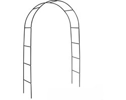 Ceruzo Rozenboog 140 x 240 cm - Metalen Klimhulp voor Rozen en Klimplanten - Gepoedercoat Frame
