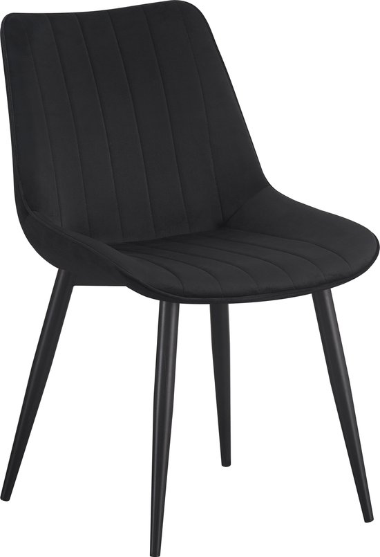 damiware Eetkamerstoelen Velvet en Bouclé set van 2 Rocky - Petrol Alleen vandaa
