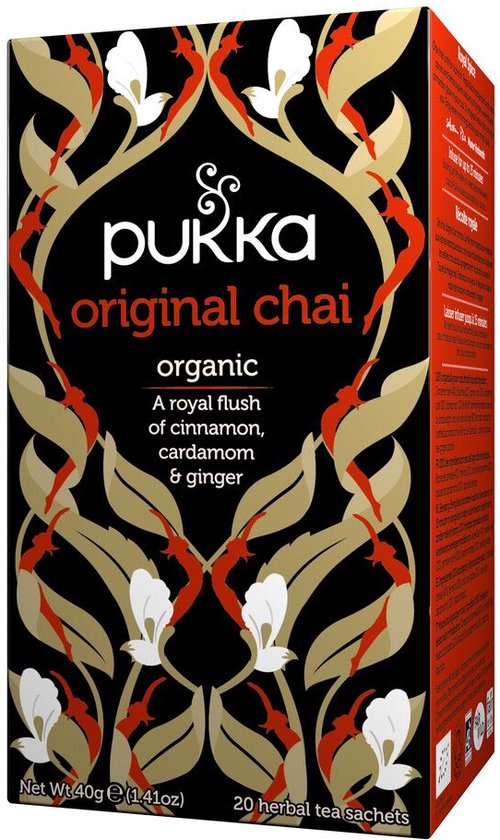Pukka Original Chai Kruidenthee - 4 x 20 theezakjes - voordeelverpakking