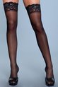 Be Wicked - Lace Over It - Bas - Zwart - Taille Plus
