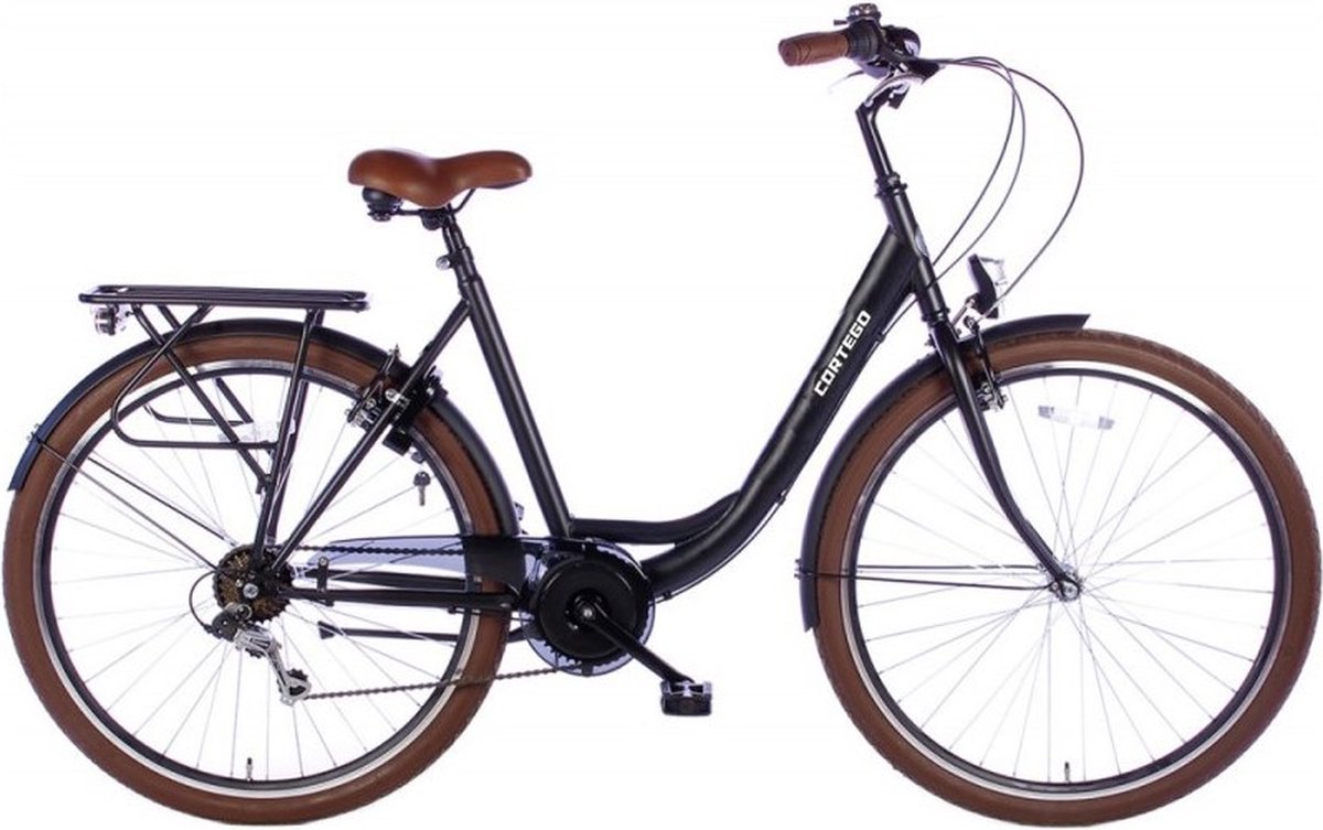 Cortego City Damesfiets 28 Inch - 7 Versnellingen - Stadsfiets - Twee Handremmen op Prijzenvolger.com