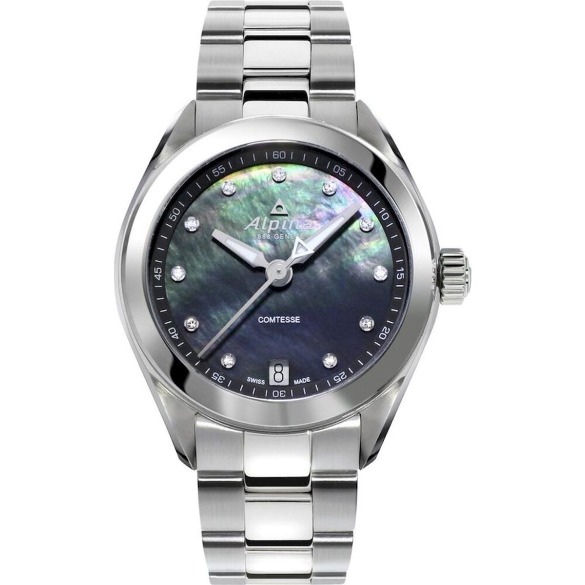 Alpina - AL-240MPBD2C6B - Polshorloge - Dames - Quartz - Comtesse