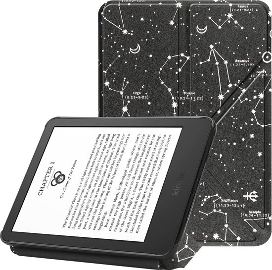 Beschermhoes voor 6 inch Kindle 11e generatie 2022 - Lichtgewicht Hoes met Opvouwbare Standaard - Sterrenbeeld van Mozyo — afbeelding 5